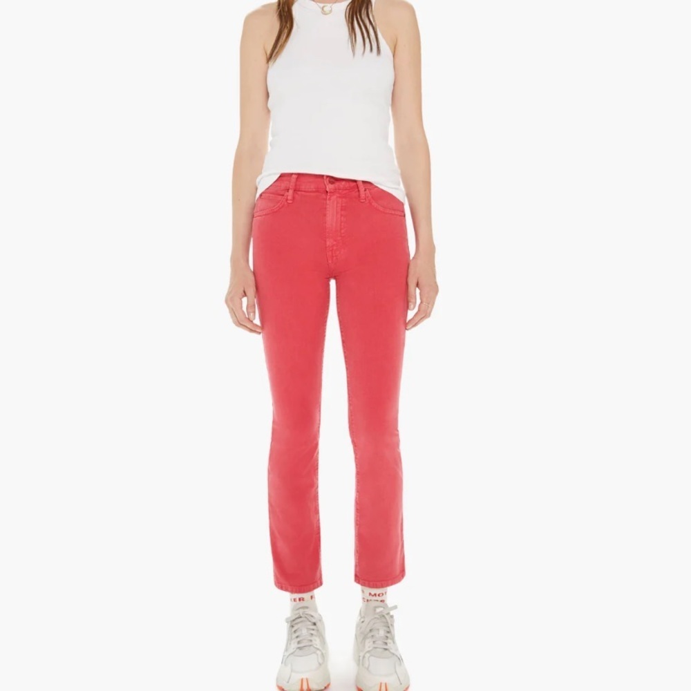 Mother Jeans Women's The Rascal Ankle In Mars Red 29